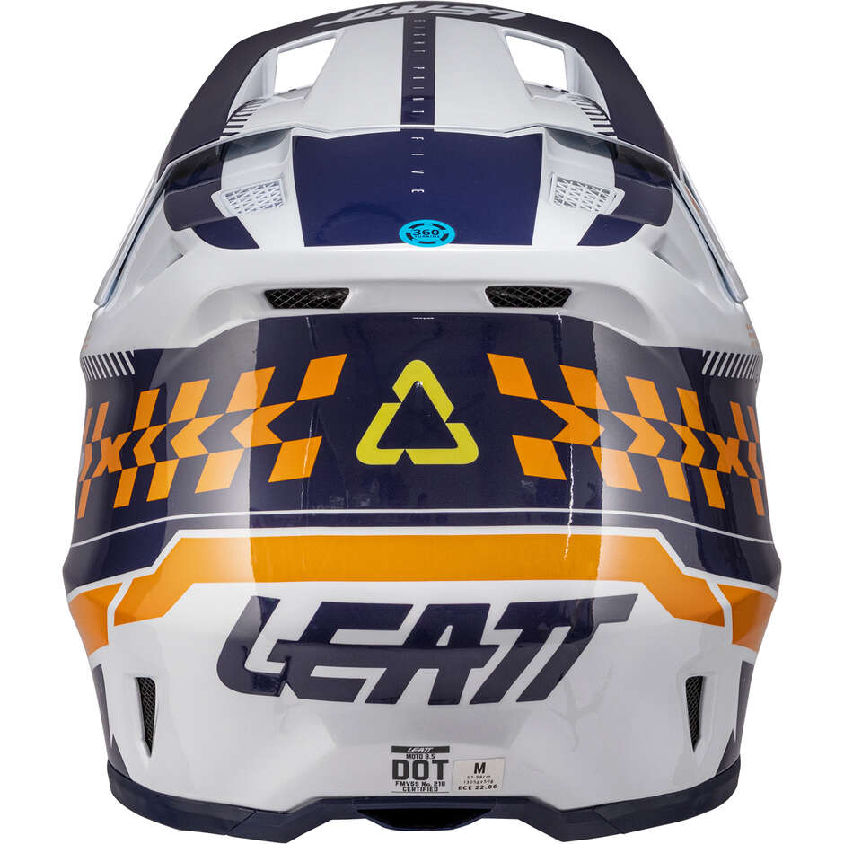 Casque de moto Cross Enduro KIT 8.5 - V26 Leatt Orange