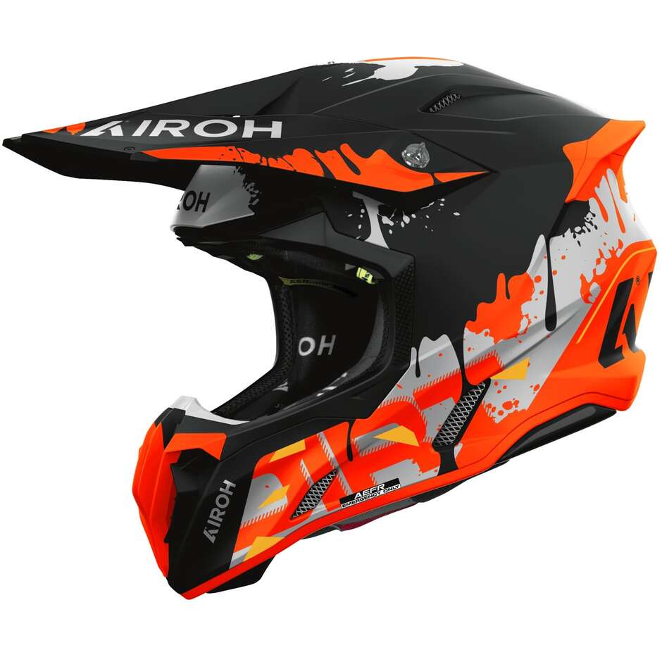 Casque de moto cross enduro mat Airoh TWIST 3 DIRT
