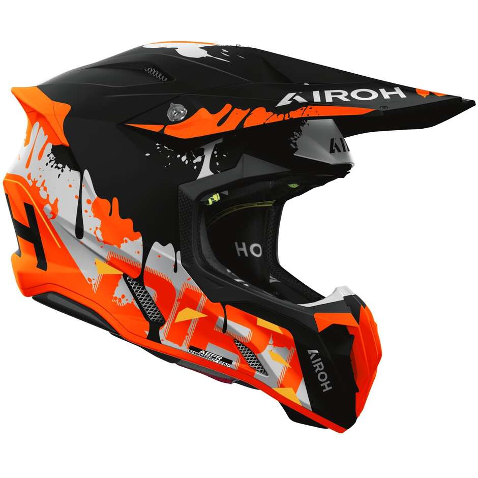 Casque de moto cross enduro mat Airoh TWIST 3 DIRT
