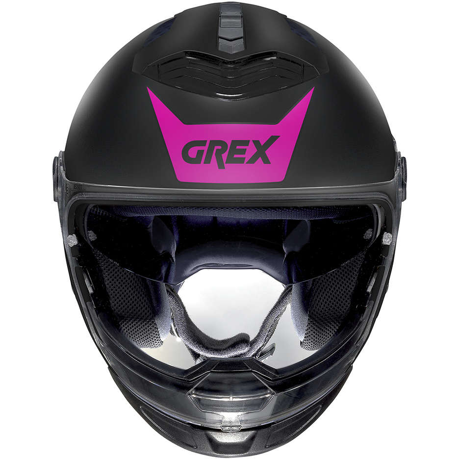 Casque de moto CrossOver approuvé P / J Grex G4.2 Pro VIVID N-Com 034 Matt Pink