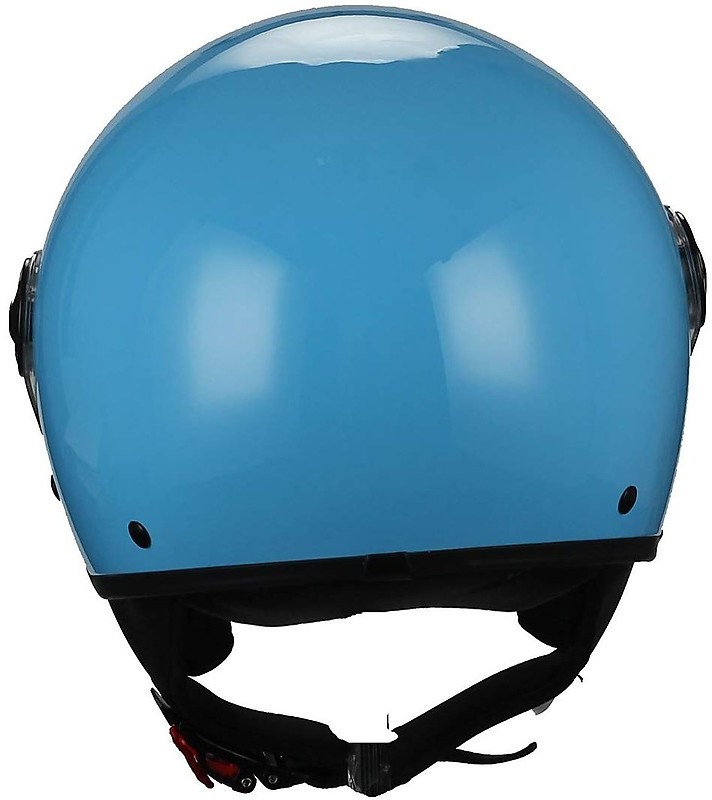 Casque Jet Demi-Visière Moto Scooter - Homologué ECE 22-05, Visière Anti-Rayures Et Pare-Soleil - Taille M