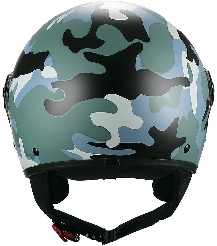 BHR Casque Demi-Jet 815 COMBY MATT CORAL XL - Personnalisable Avec Pare-Soleil