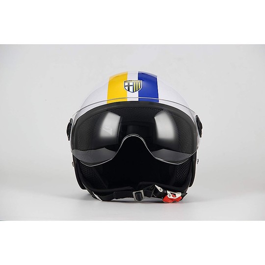 Casque de moto Demi-Jet Visière bombée BHR 801 Parma