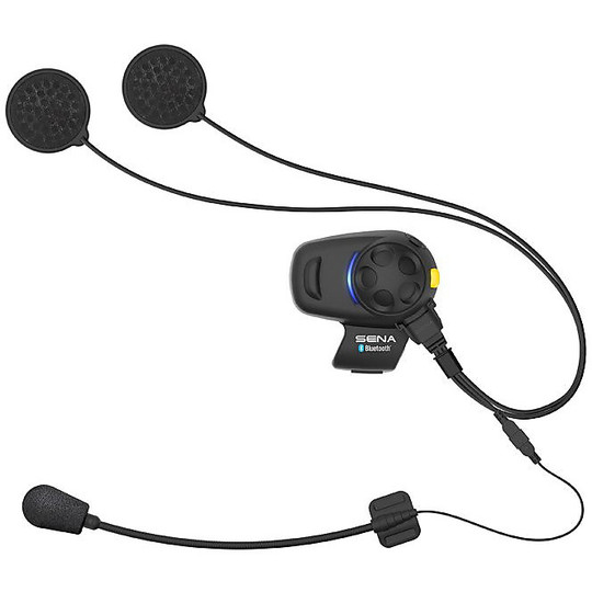 Casque de moto d'interphone Bluetooth Sena SMH5-FM Kit unique avec radio FM