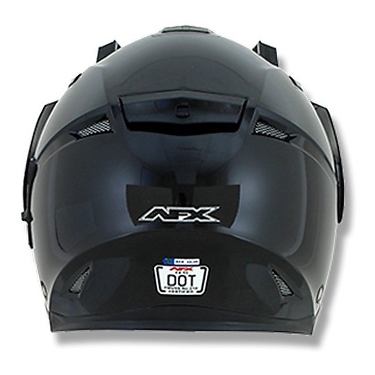 Casque de moto décomposable AFX FX-55 Solid Glossy Black