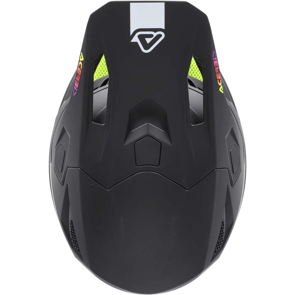 Casque de moto enduro Acerbis Whoops Mono Cross noir