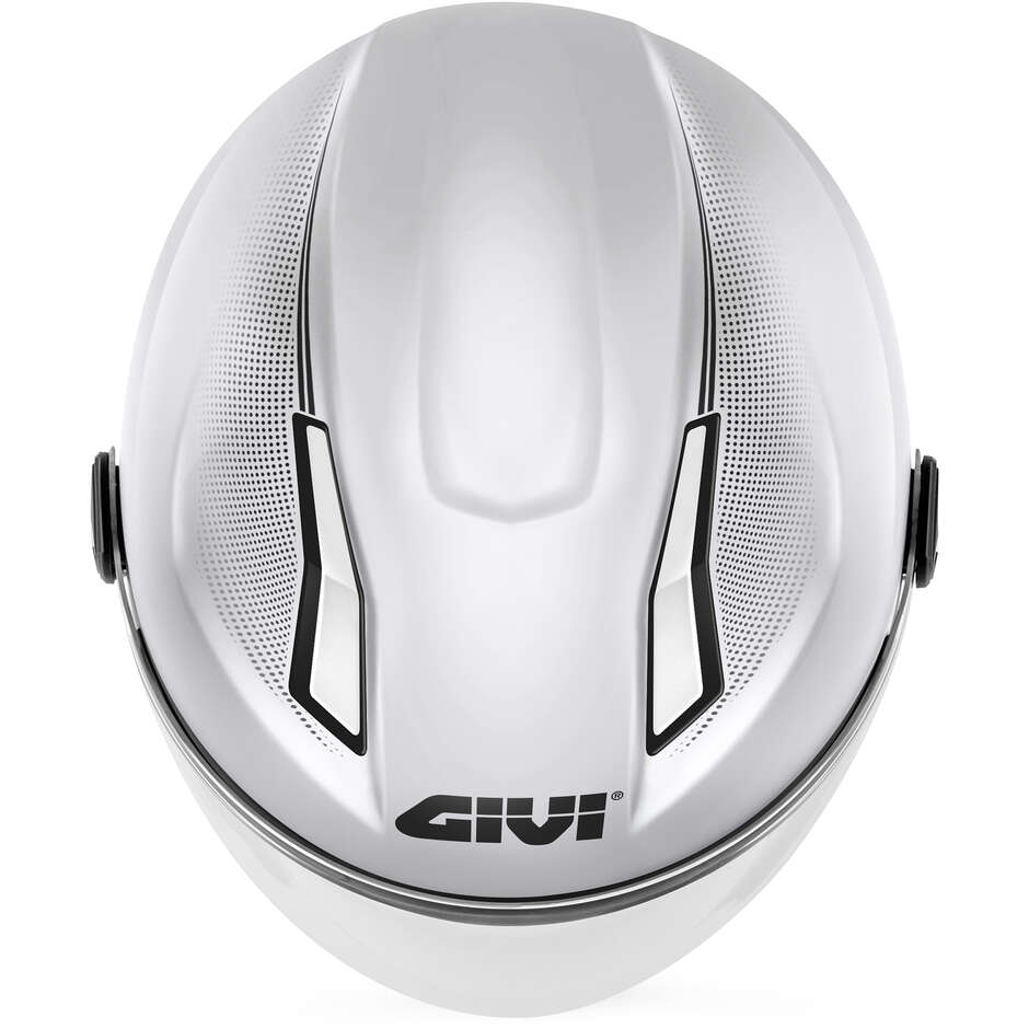 Casque de moto Givi 11.7B Jet blanc brillant