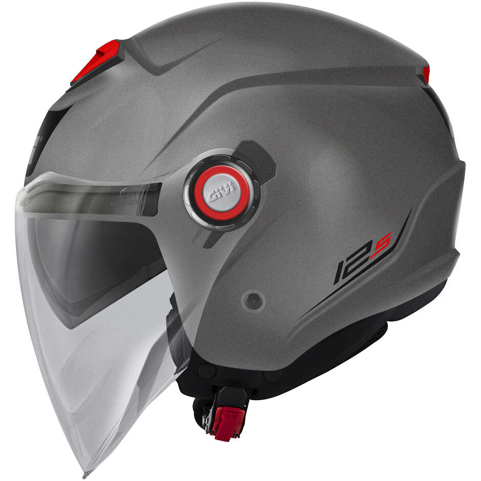 Casque de moto Givi 12.5B Matt Titanium Jet