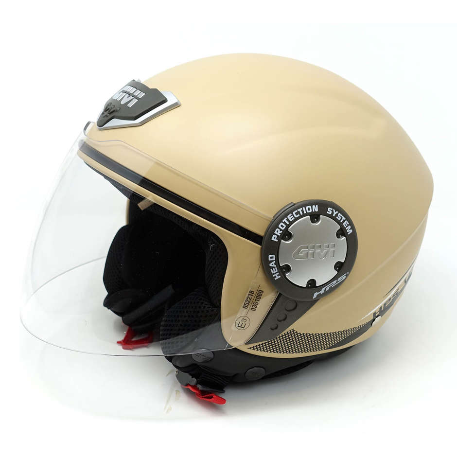 Casque de moto Givi Demi-Jet 10.4 Solid Sand