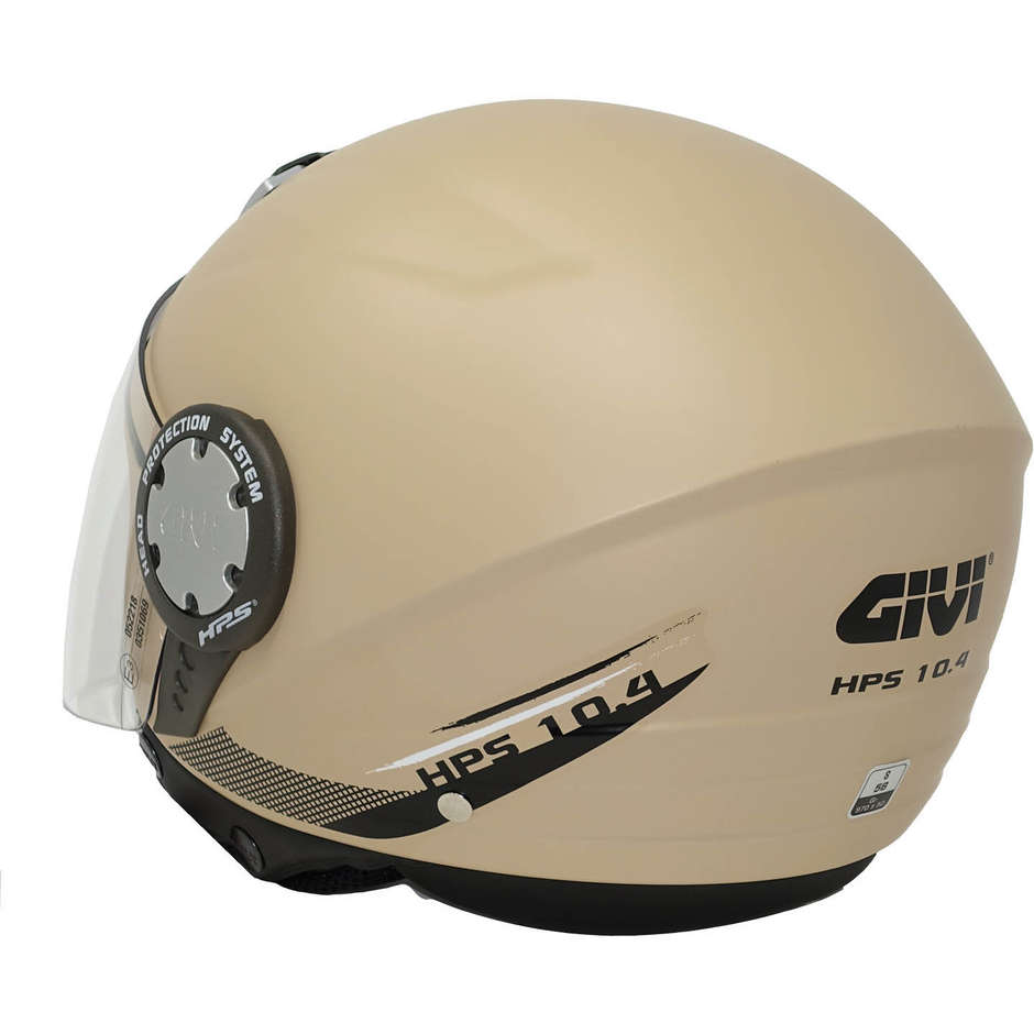 Casque de moto Givi Demi-Jet 10.4 Solid Sand