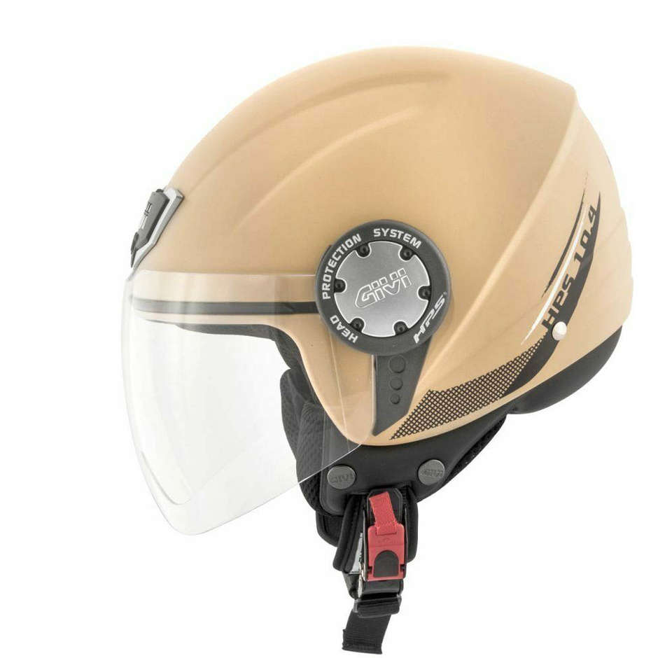 Casque de moto Givi Demi-Jet 10.4 Solid Sand