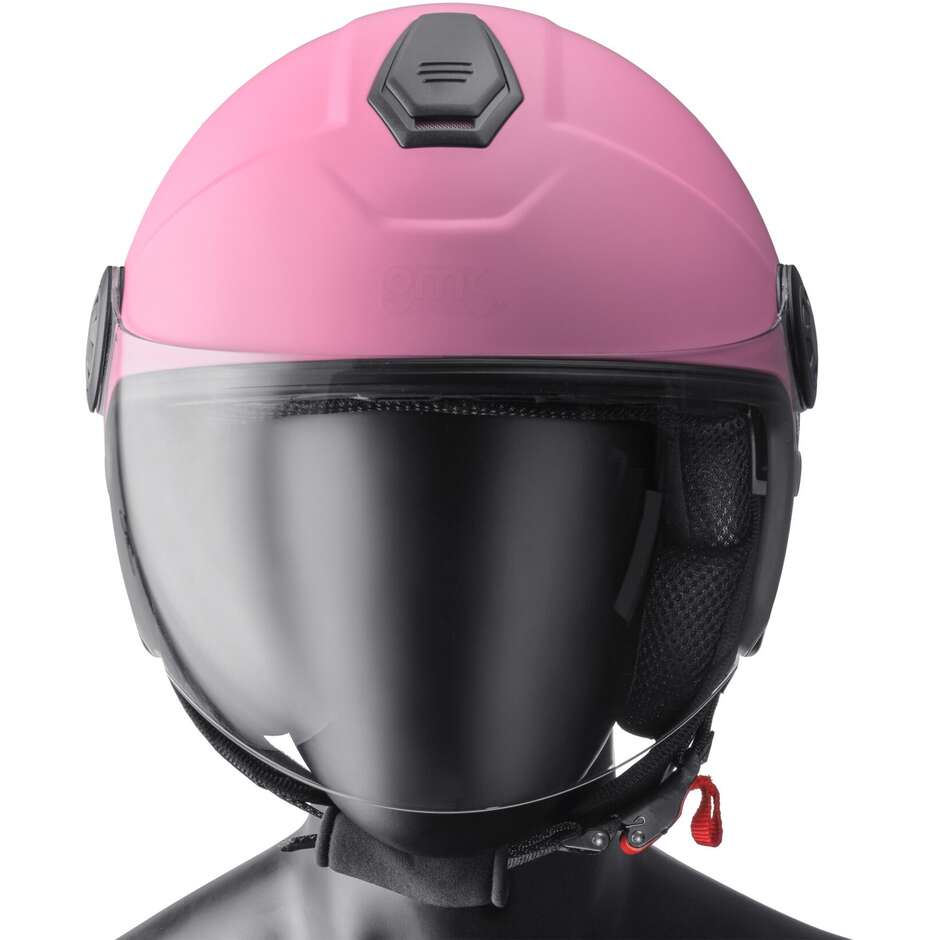 Casque de moto GMS Jet crème glacée aux fraises
