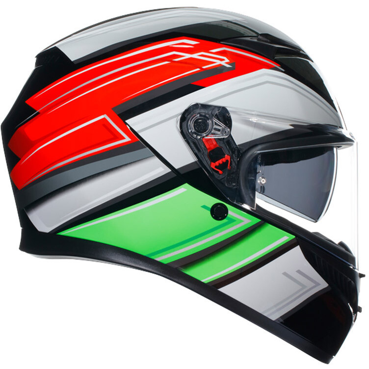 Casque Intégral K3 MONO SETA WHITE - CASQUE MOTO INTÉGRAL E2206