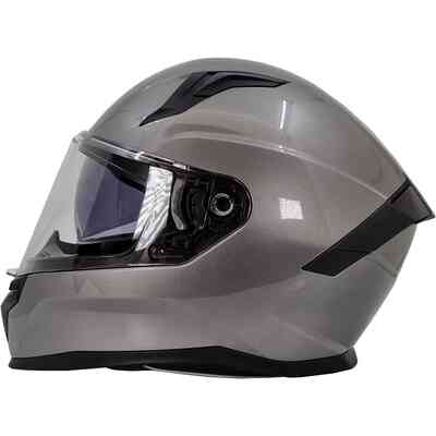Casque Demi-Jet BHR 94148 Modèle 802 Avec Visière Escamotable Blanc S (55/56 Cm)