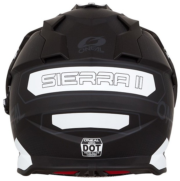 Casque de moto Cross Enduro intégral avec visière blanche Oneal Sierra  Circuit Vente en Ligne 