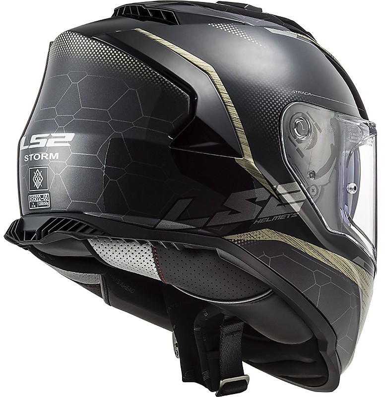 Motorcycle Helmet LS2 FF800 Storm II Nerve Matte H-V Yellow