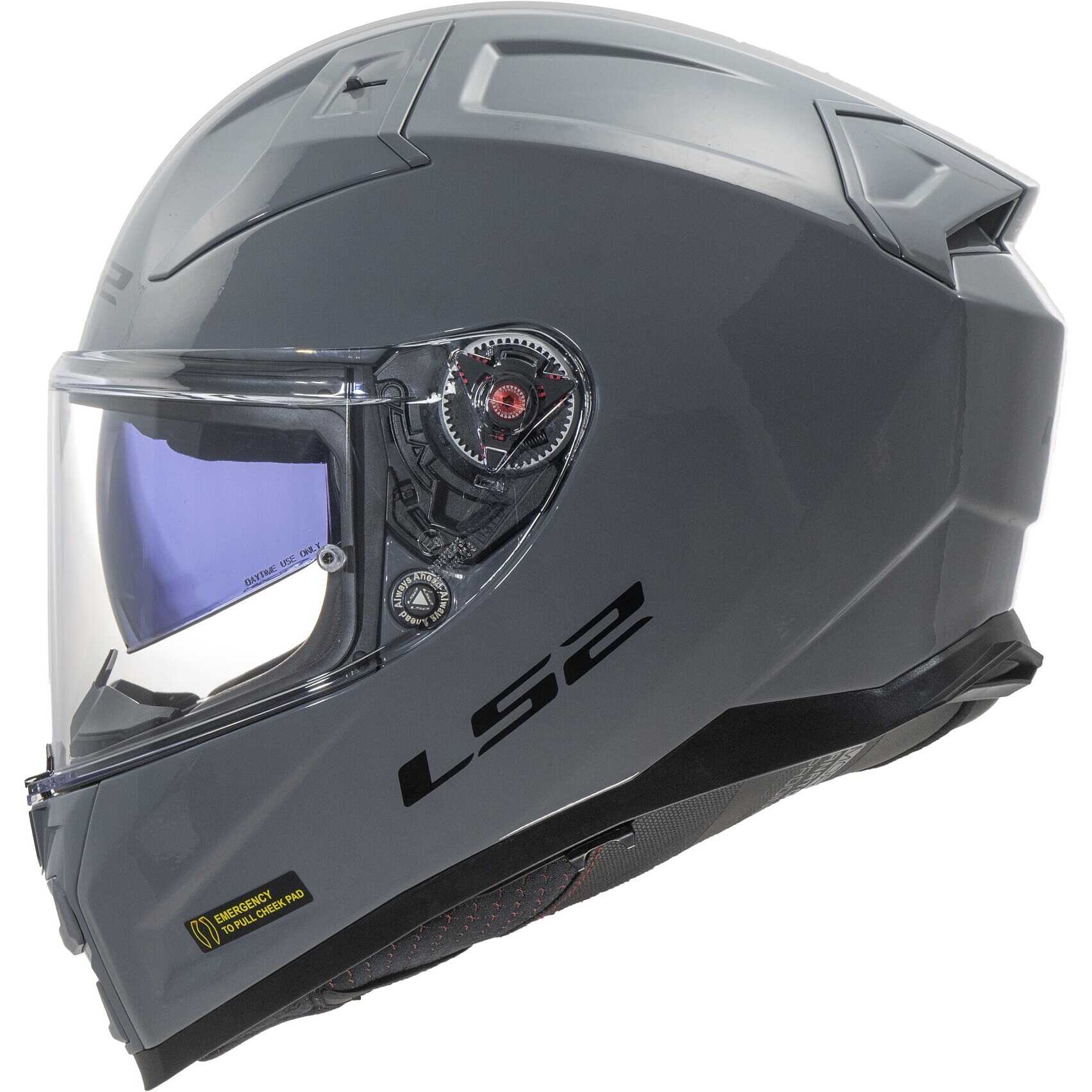 LS2 Airflow II Solid Nardo Grey Casque Jet Moto Mixte - Léger Et Ventilé