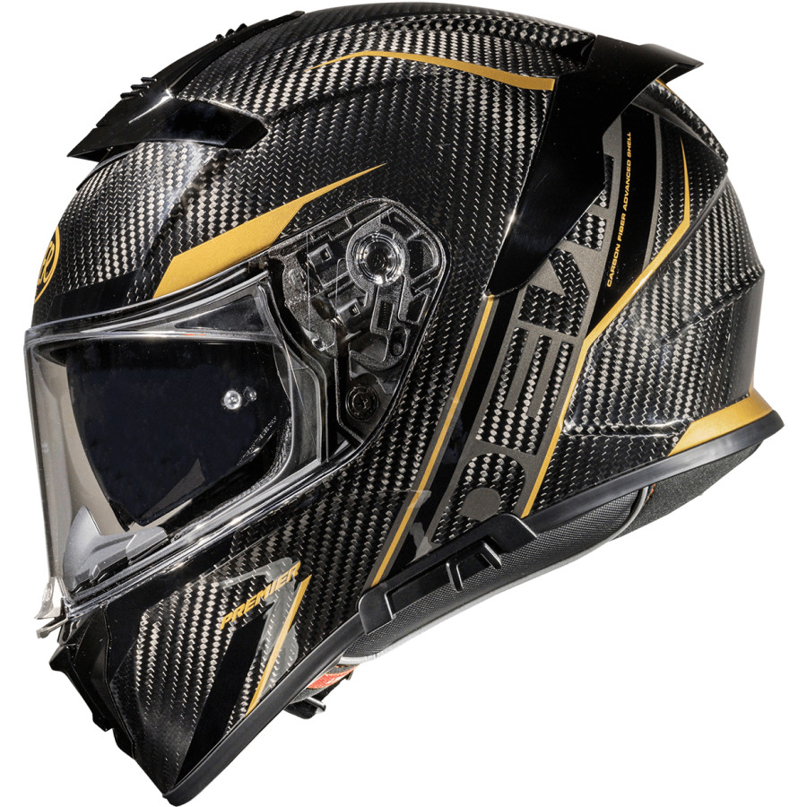 St19 Gold Casque de moto intégral en Premier Carbon DEVIL CARBON ST19 Gold Vente ...