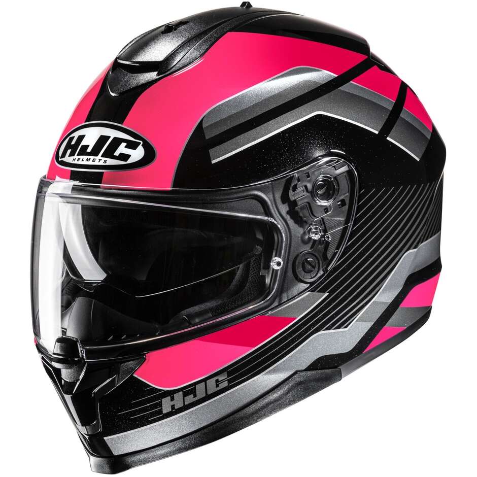 Casque Moto Intégral HJC C70N ALIA MC2 - Homologué ECE 22.06, Léger, Avec Préparation Pinlock