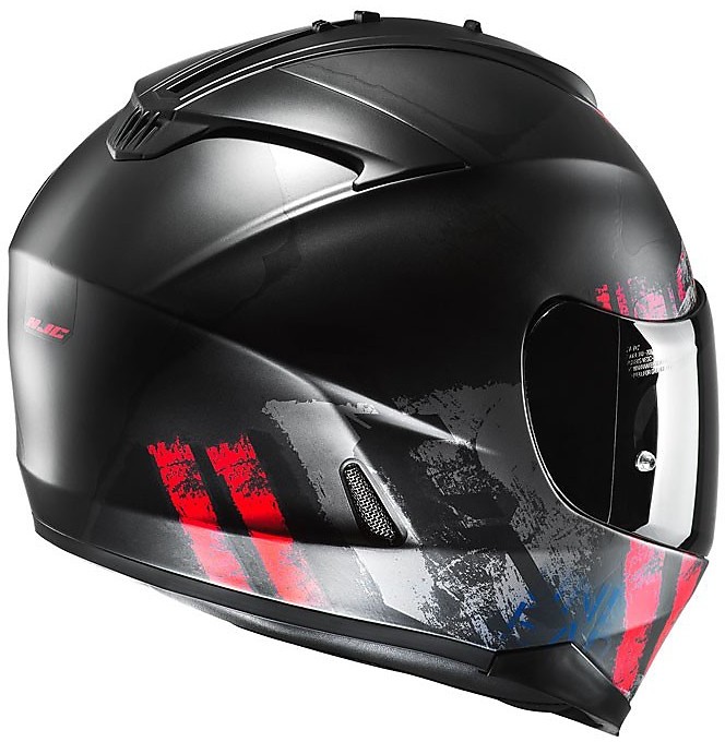Casque HJC F31 Ludi MC1SF Noir Rouge - Casque Jet