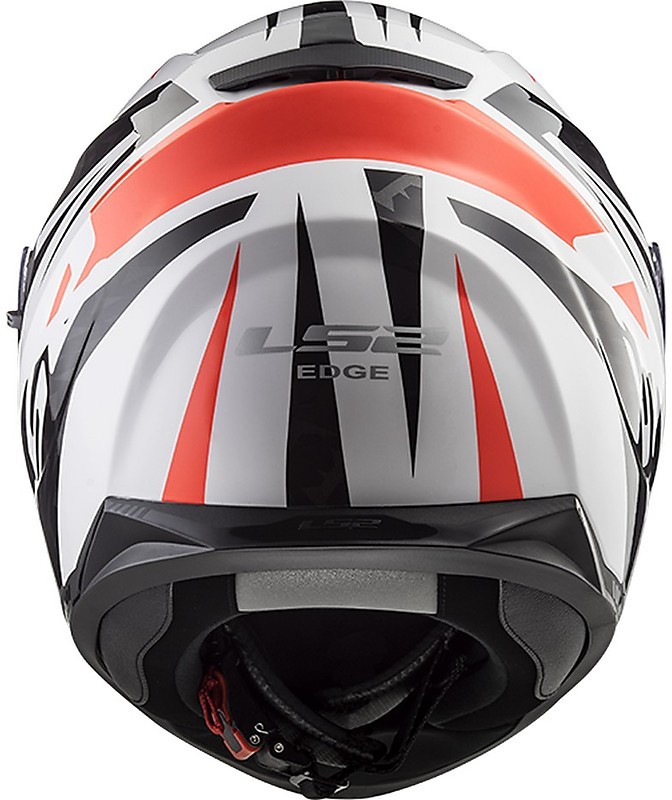LS2 Casque Helmet Intégrale FF320 Stream Evo Commander Blanc Black Rouge LS2 TAILLE 
