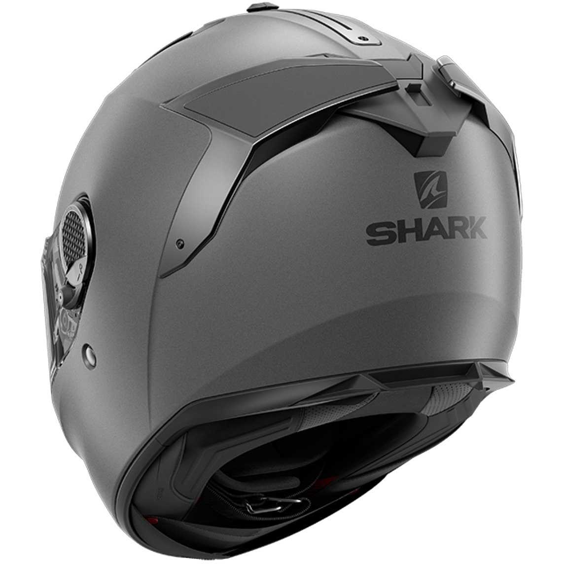 Casque moto intégral Shark Spartan Blank Blanc