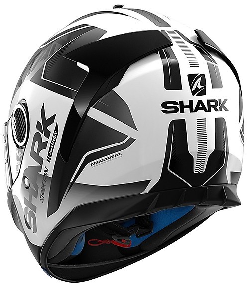 Casque moto intégral Shark Spartan Blank Blanc