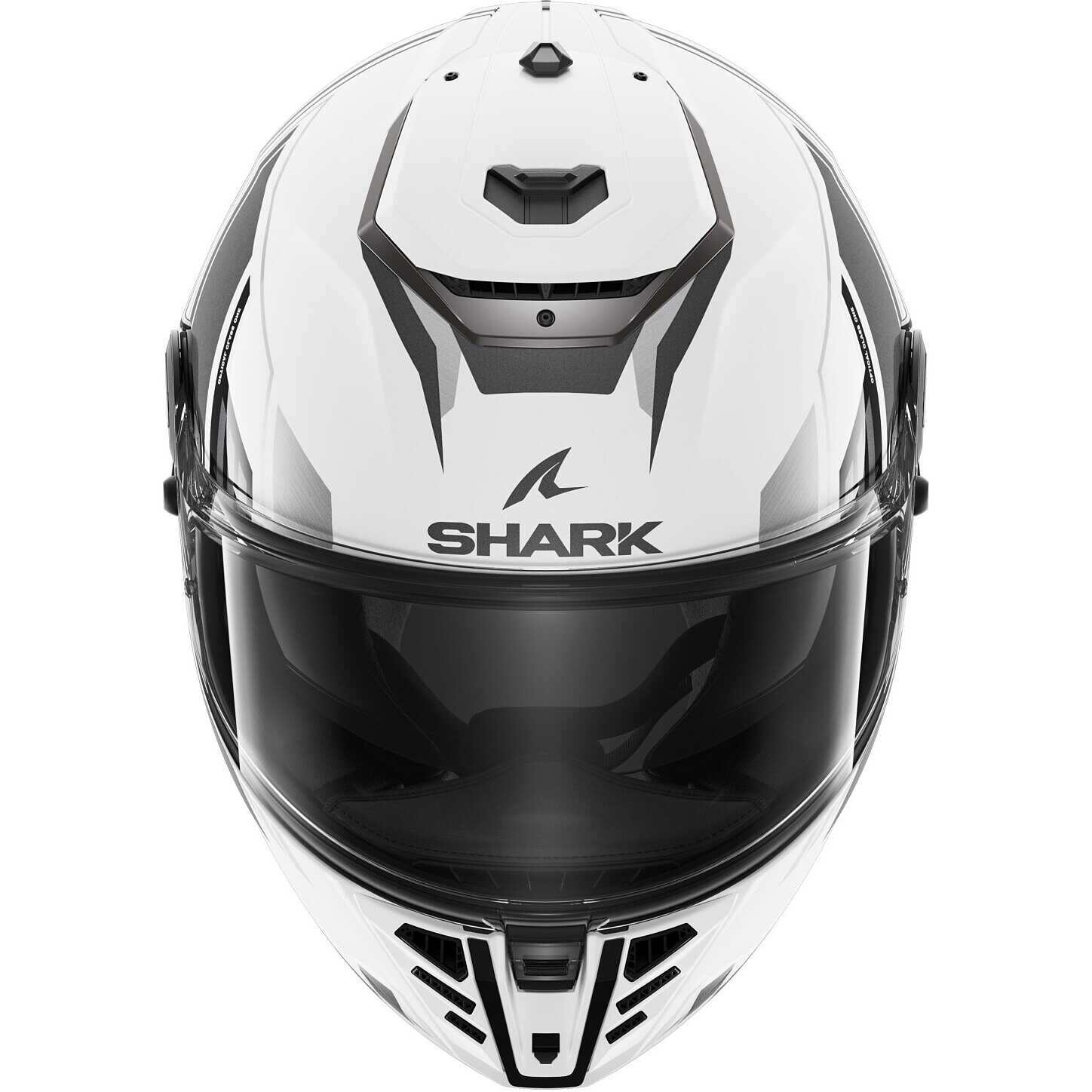 Casque moto intégral Shark Spartan Blank Blanc