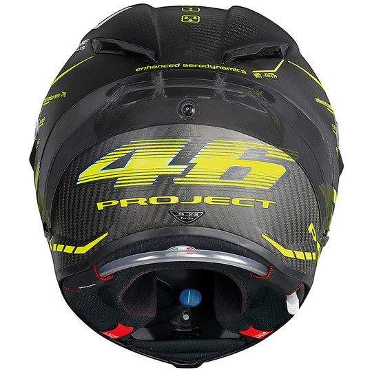 Casque de moto intégral AGV Pista Gp R Project 46 2.0 Carbon Matt
