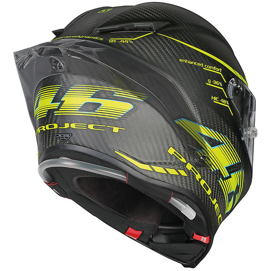 Casque de moto intégral AGV Pista Gp R Project 46 2.0 Carbon Matt