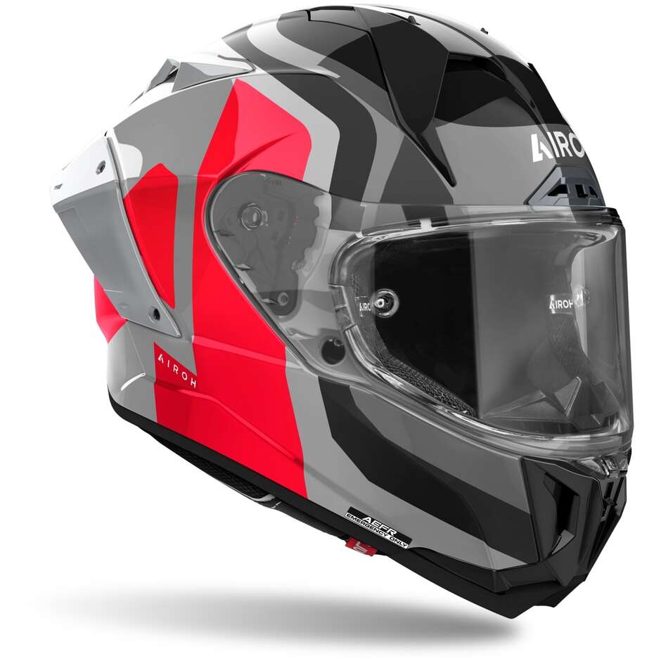 Casque de moto intégral Airoh GP 800 COMPETITION Rouge brillant