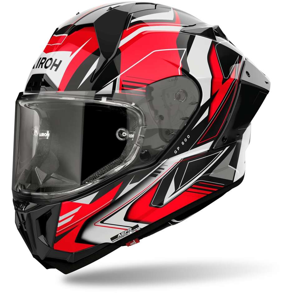 Casque de moto intégral Airoh GP 800 MUST rouge brillant