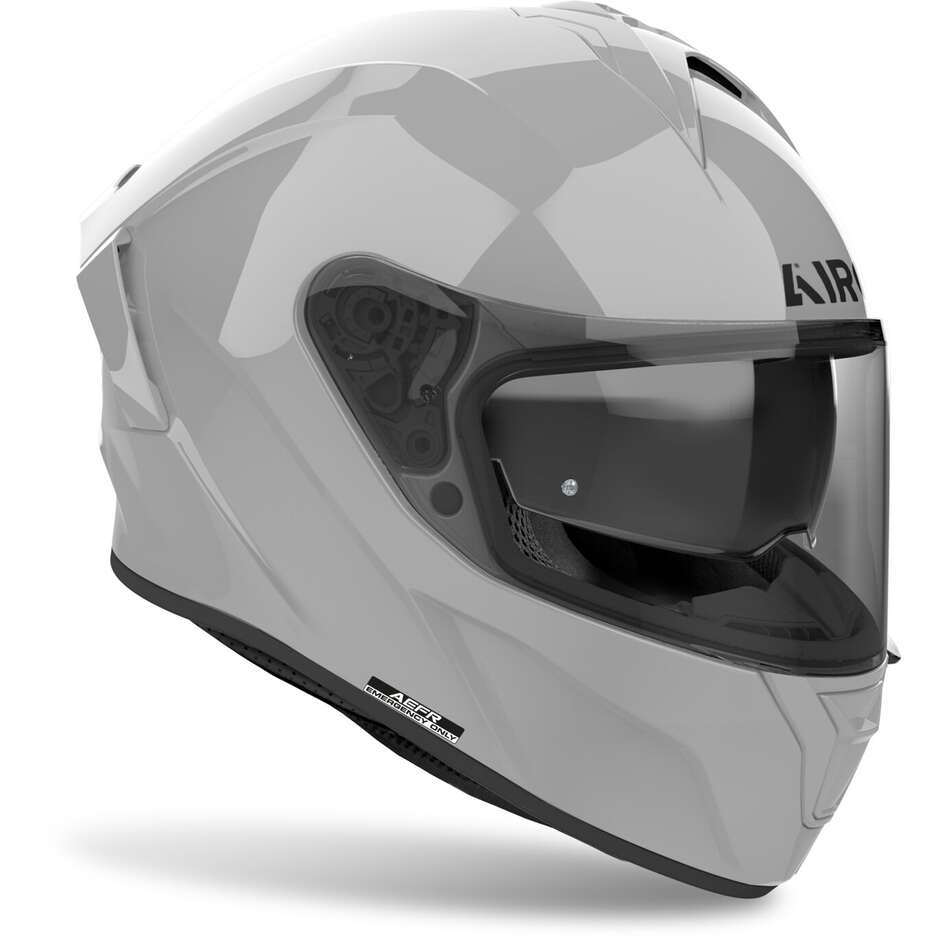 Casque de moto intégral Airoh SPARK 2 COLOR gris ciment brillant