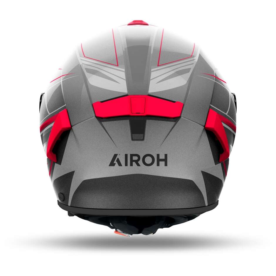 Casque de moto intégral Airoh SPARK 2 SHADOW rouge brillant
