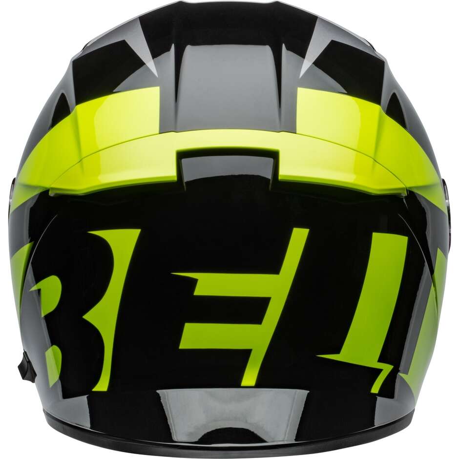 Casque de moto intégral Bell LITHIUM SHEAR gris rétine métallisé
