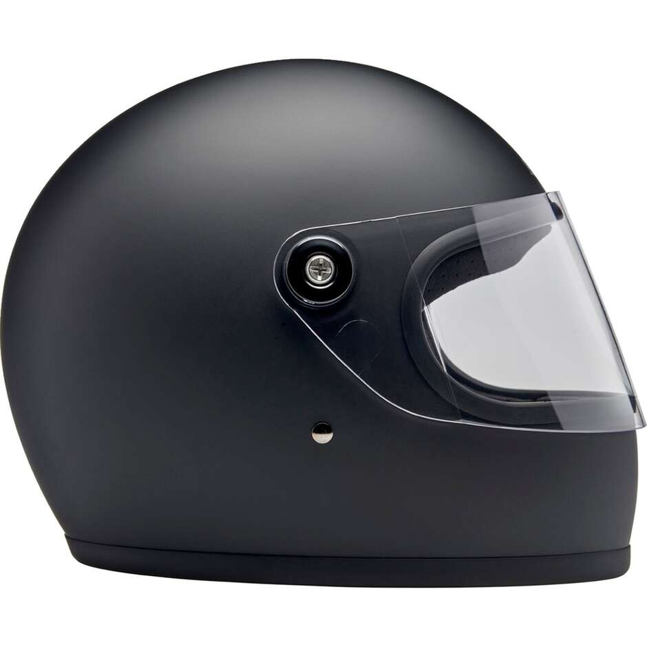 Casque de moto intégral Biltwell Gringo S noir mat