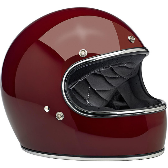 Casque de moto intégral Biltwell modèle Gringo Red Garnet