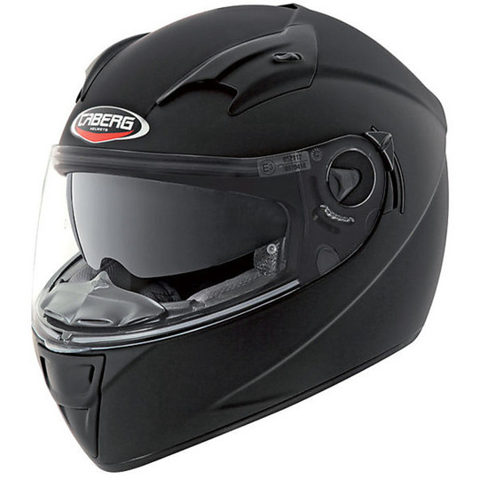 Casque de moto intégral Caberg Vox modèle noir mat double visière