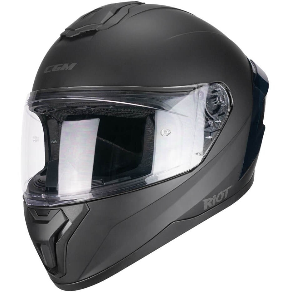 Casque de moto intégral CGM 330A RIOT MONO noir mat