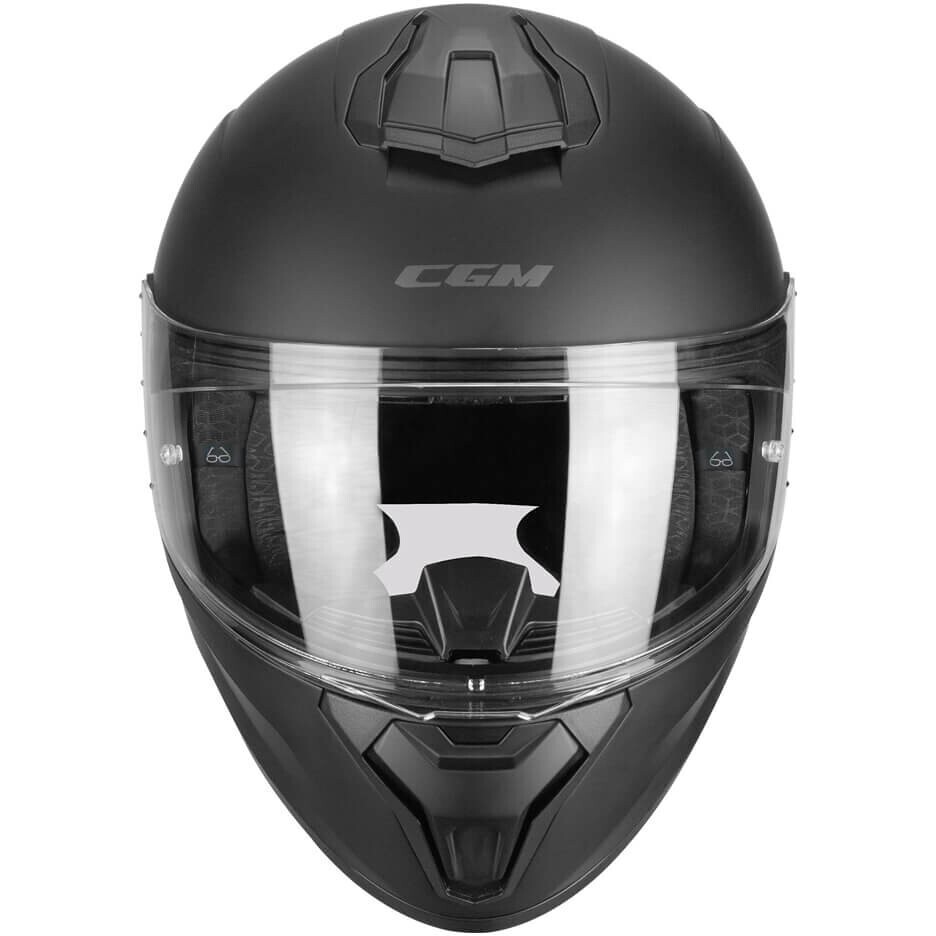 Casque de moto intégral CGM 330A RIOT MONO noir mat