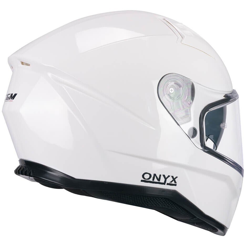 Casque de moto intégral CGM 333A ONYX MONO blanc