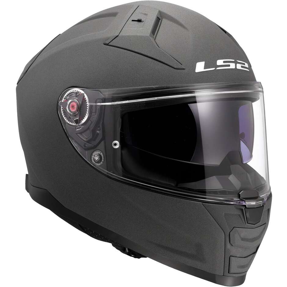 Casque de moto intégral en béton HPFC LS2 FF811 VECTOR II SOLID