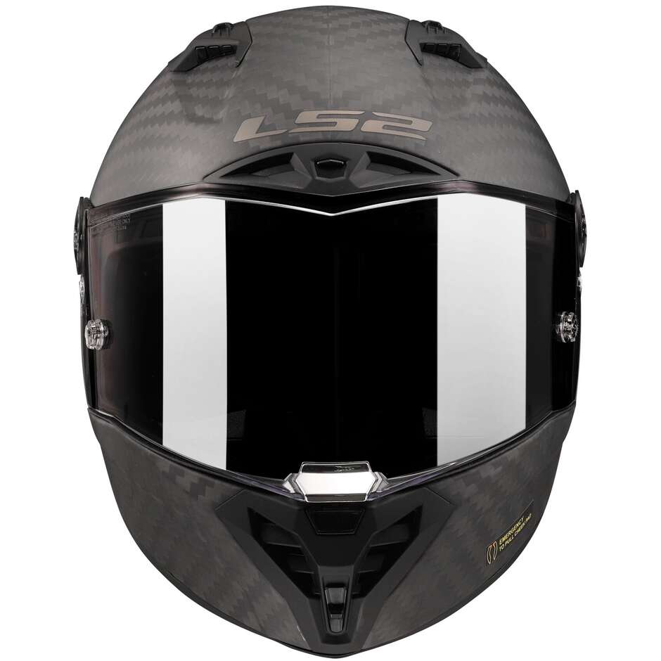 Casque de moto intégral en carbone 9k Ls2 FF805 THUNDER C GP AERO Matt Carbon -06