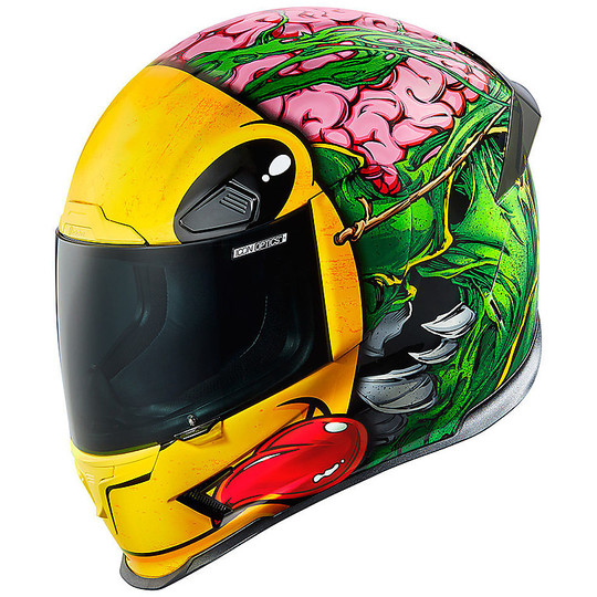 Casque de moto intégral en fibre Icon Airframe Pro Brozak