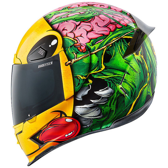 Casque de moto intégral en fibre Icon Airframe Pro Brozak