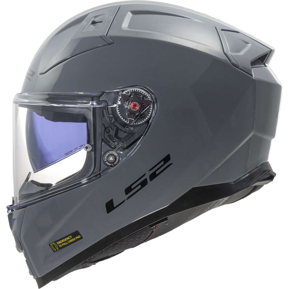Casque de moto intégral en HPFC Ls2 FF811 VECTOR II Solid Nardo Grey