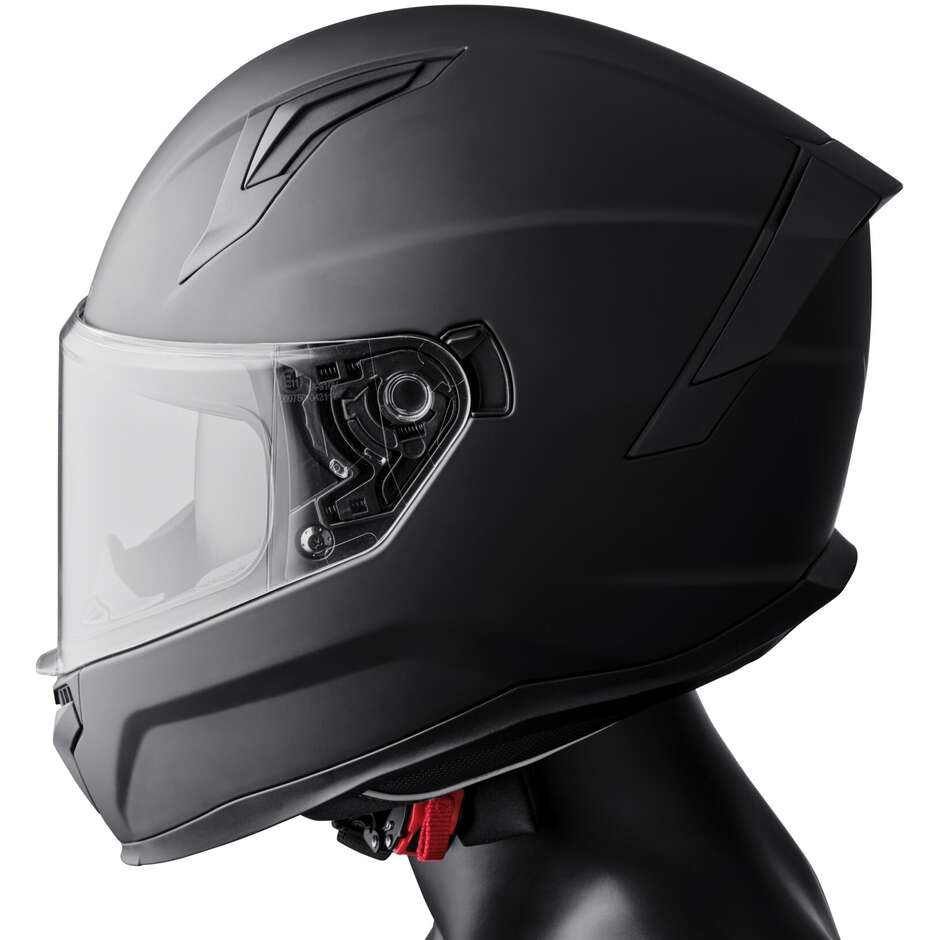 Casque de moto intégral Gms Velox noir brillant
