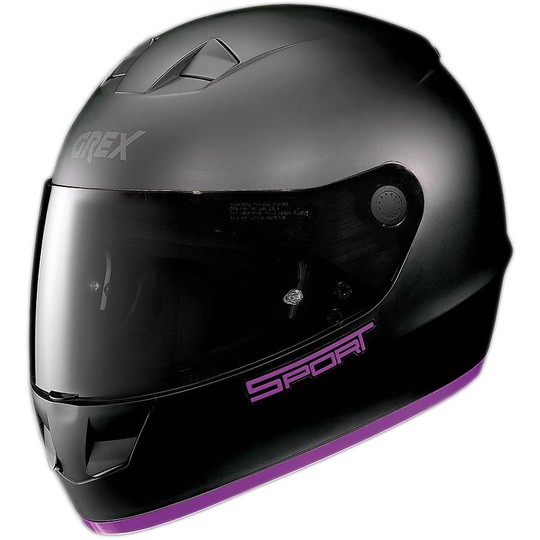 Casque de moto intégral Grex G6.1 K-Sport Matt Black Purple
