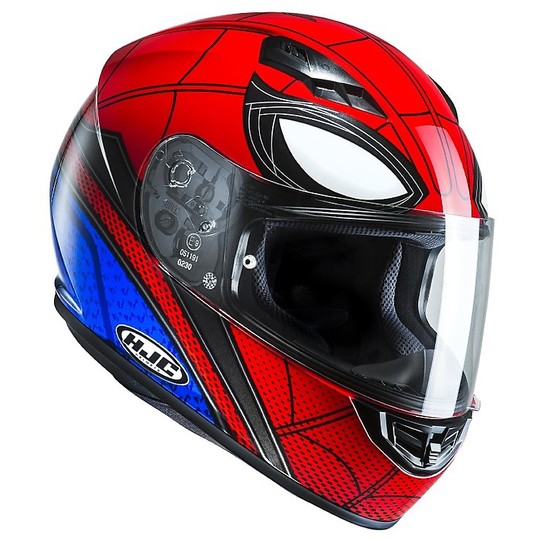 Casque de moto intégral HJC CS-15 Marvel Spiderman Homecoming MC1 Rouge