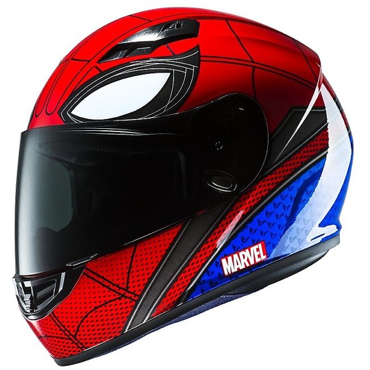 Casque de moto intégral HJC CS-15 Marvel Spiderman Homecoming MC1 Rouge